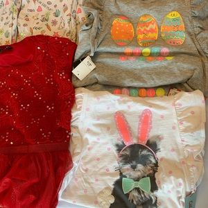 Girls Large 10/12 Tops and Bottoms